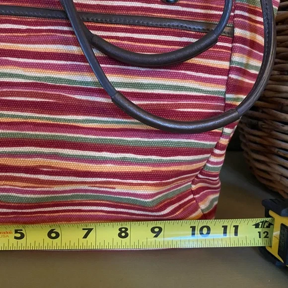 Talbots Canvas Tote with Zipper closure - Picture 7 of 12